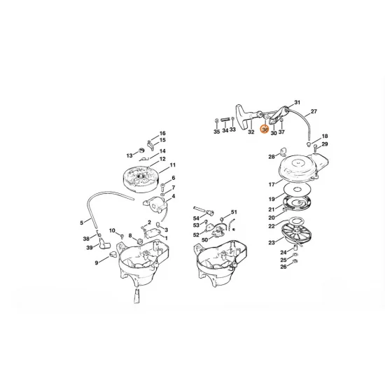 STIHL  Śruba z łbem płaskim M5x13,5 9081 319 0971